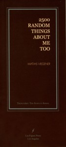2500_Random_Things_About_Me_Matias_Viegener_Front_Cover